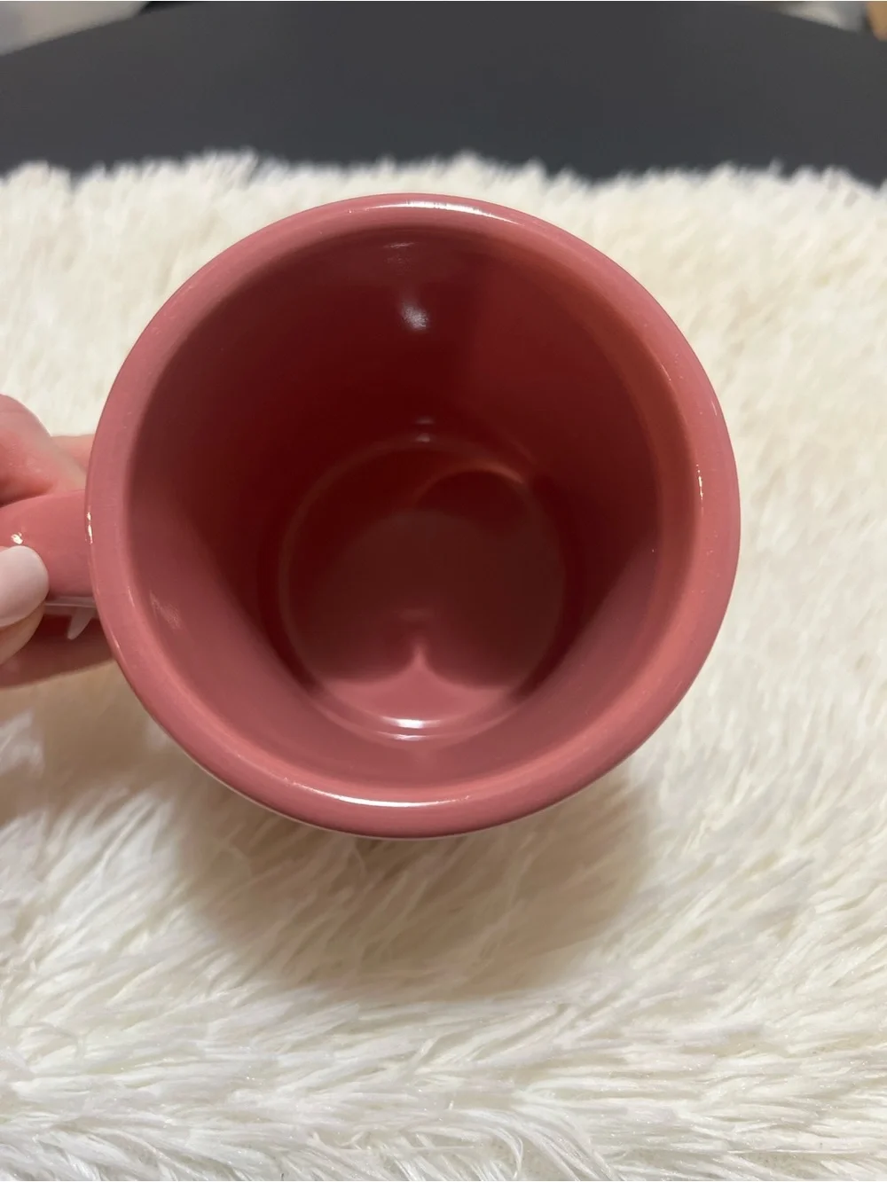 Life Is Good Horse Diner-Style Mug -Rose Pink